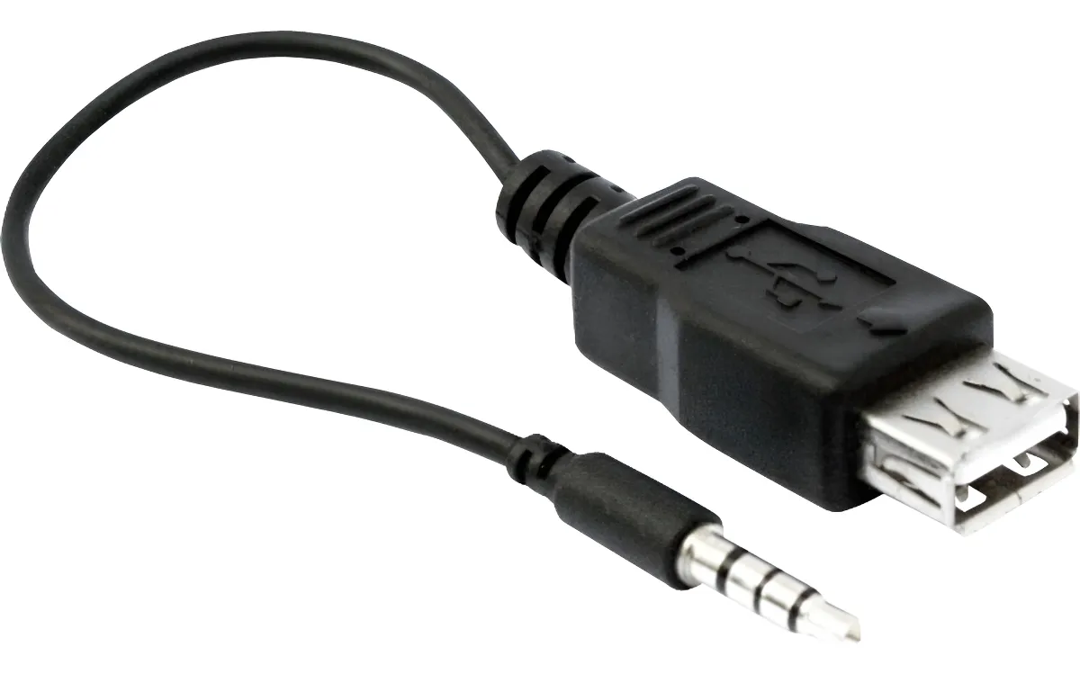 Adaptador Para Usb Fêmea X P3 Macho 15cm Entrada Auxiliar