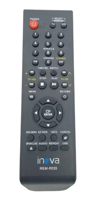 Controle Remoto Para Dvd Samsung Rem-8035